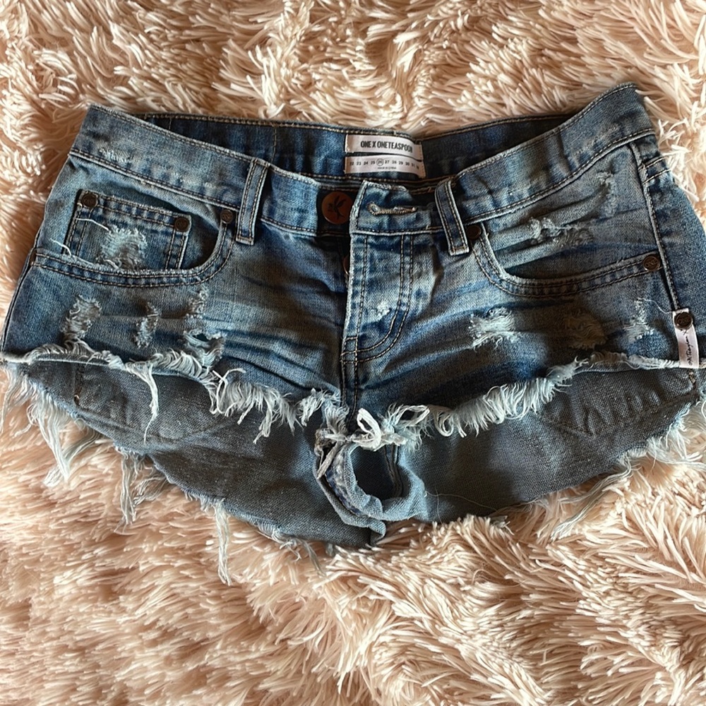 One teaspoon bonitas jean shorts